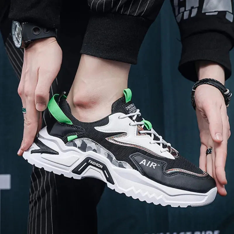 Men's Sneakers Stylish Elevated Basketball Shoes for Comfort