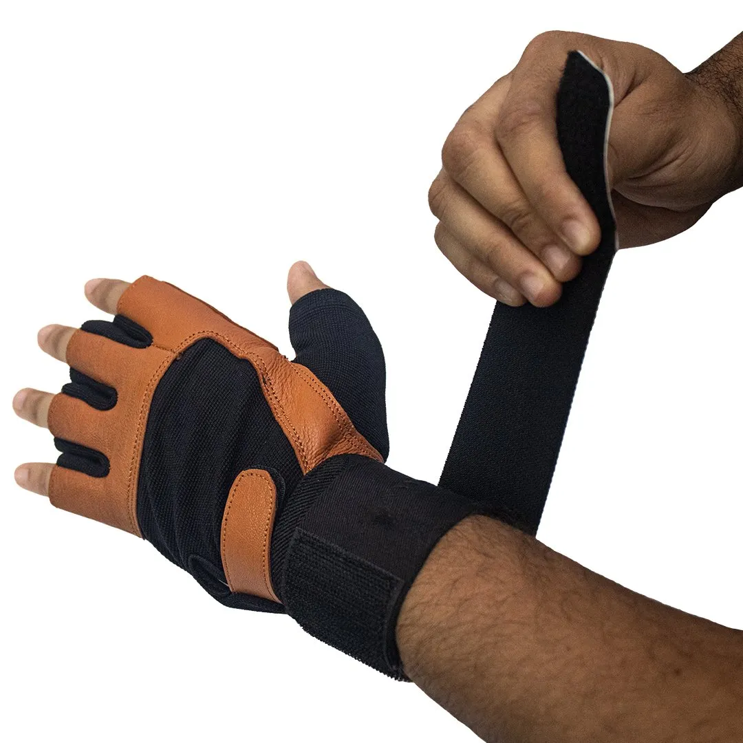 Men's Tan Grand Champion Weightlifting Gloves