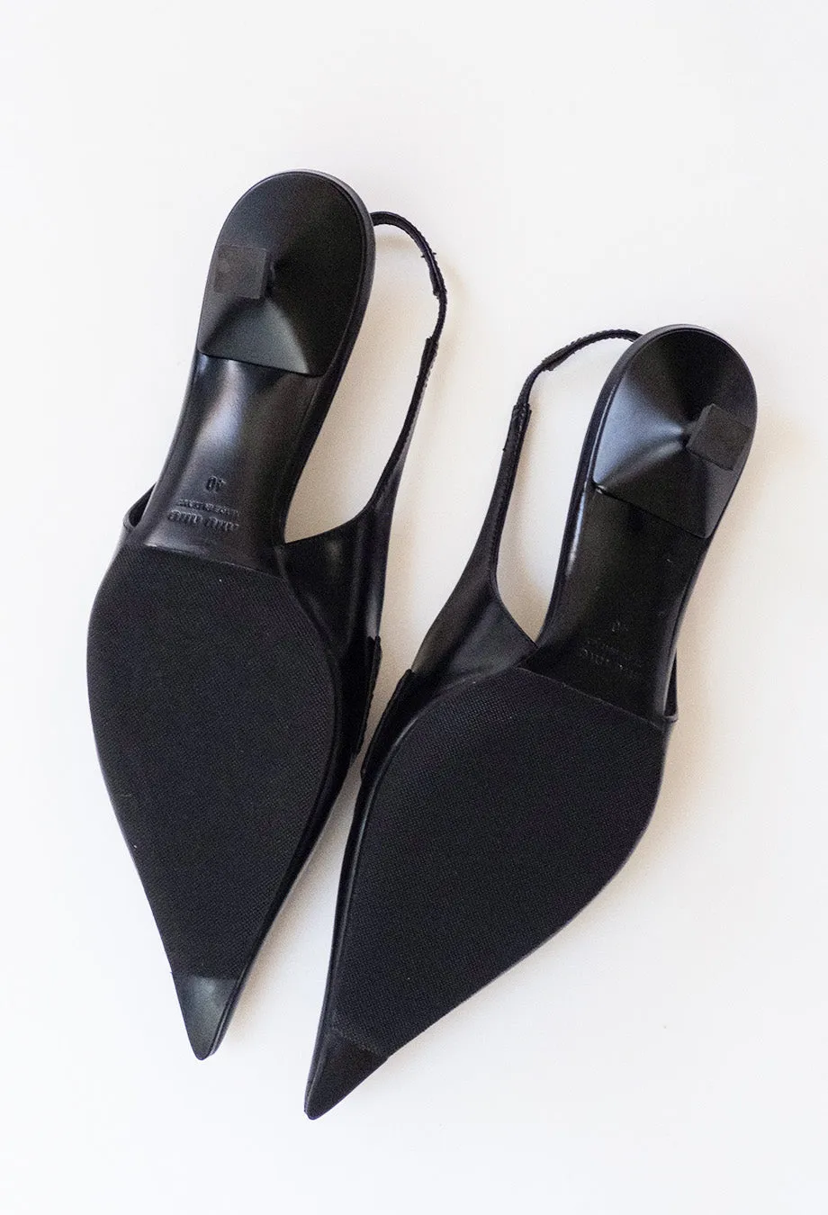Miu Miu 50mm Penny Slingback Heels