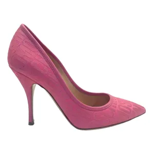 Moschino Candy Pink Logo Pumps Size EU 37