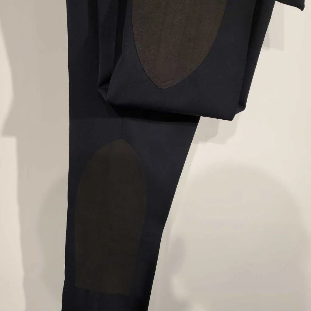 Navy Pleasure Jods With Suede(W.29 INS.33)