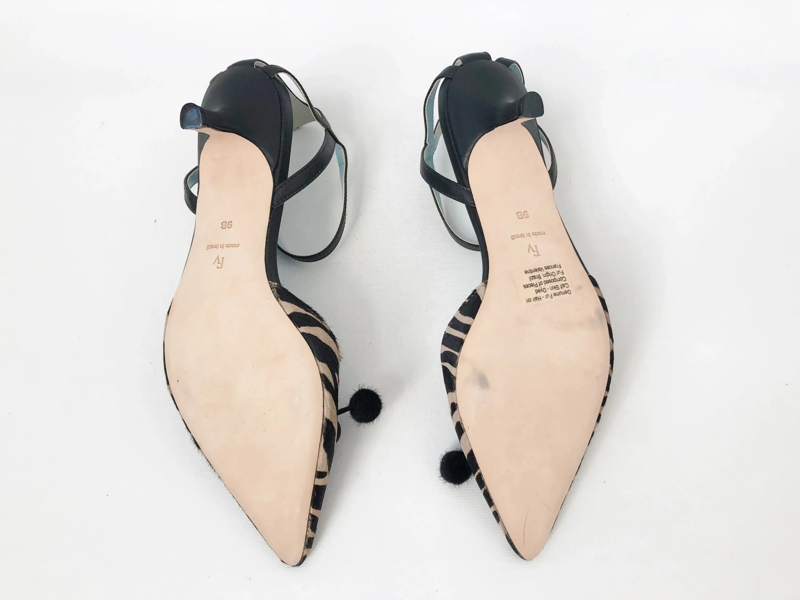 NEW Frances Valentine Calf Hair Pump Size 9