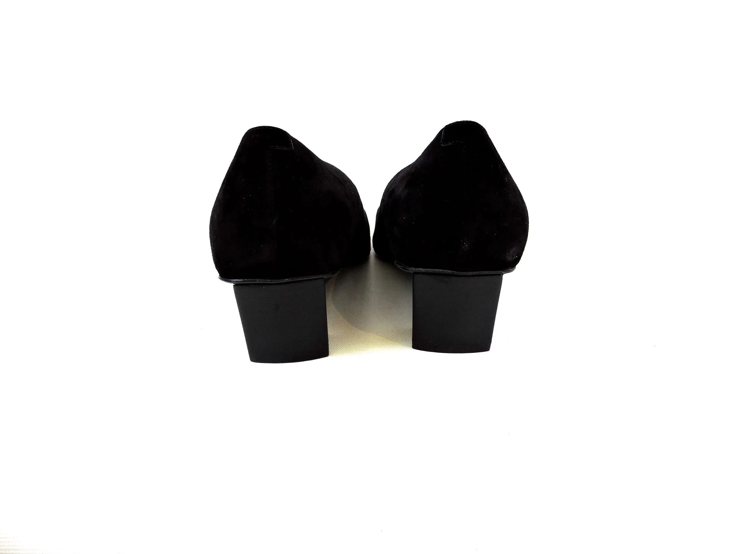 NEW Roger Vivier Black Suede Buckle Pump Size 40 It (10 Us)