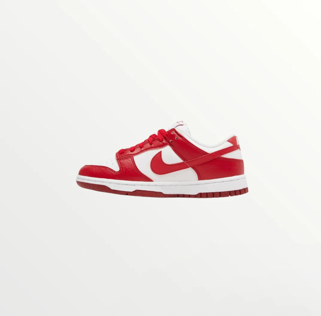 nike dunk low next nature white gym red sneaker