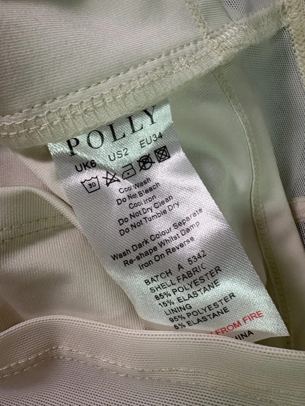 Oh Polly White Lace-Up Corset Dress UK 6