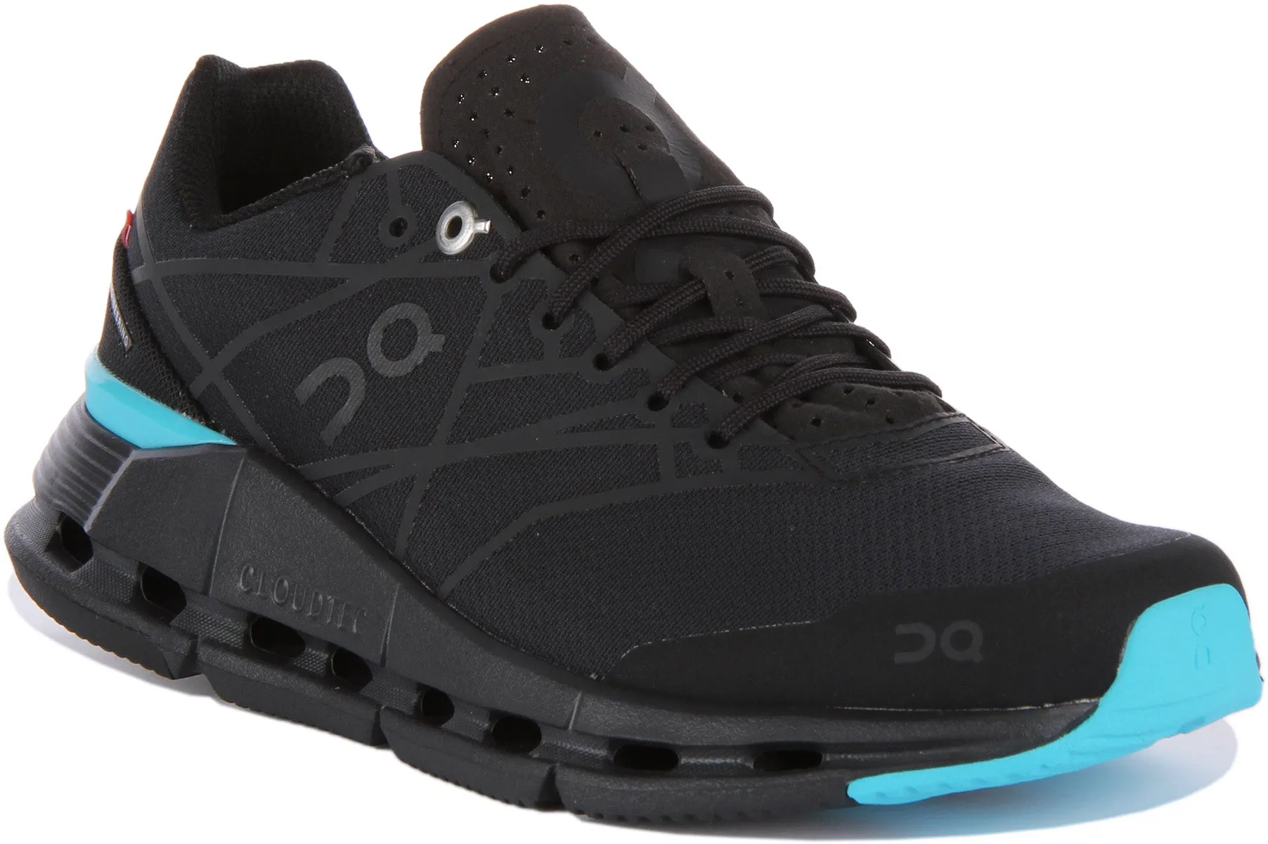 On Running Cloudnova Z5 In Black Blue For Women