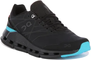On Running Cloudnova Z5 In Black Blue For Women