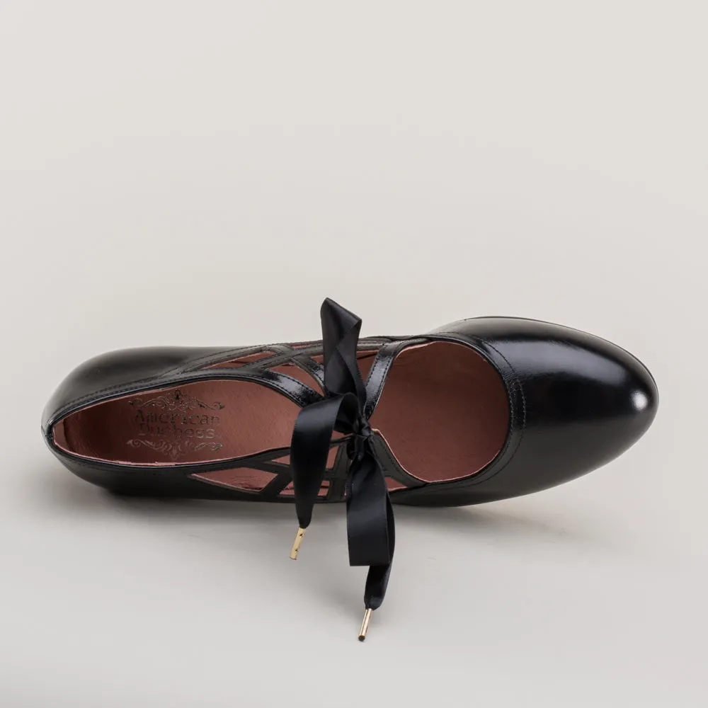 Parker Vintage Spiderweb Pumps (Black)