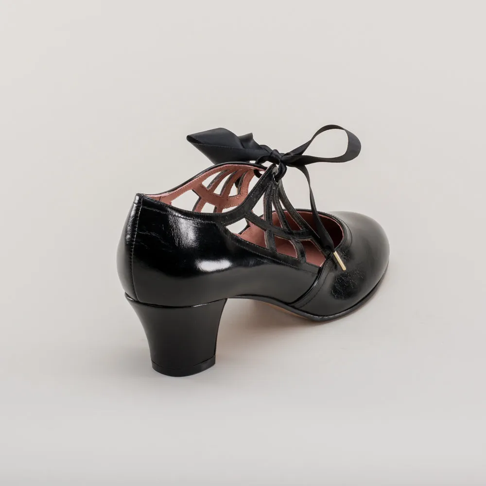Parker Vintage Spiderweb Pumps (Black)
