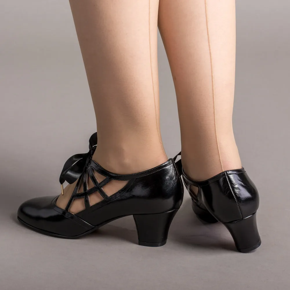 Parker Vintage Spiderweb Pumps (Black)