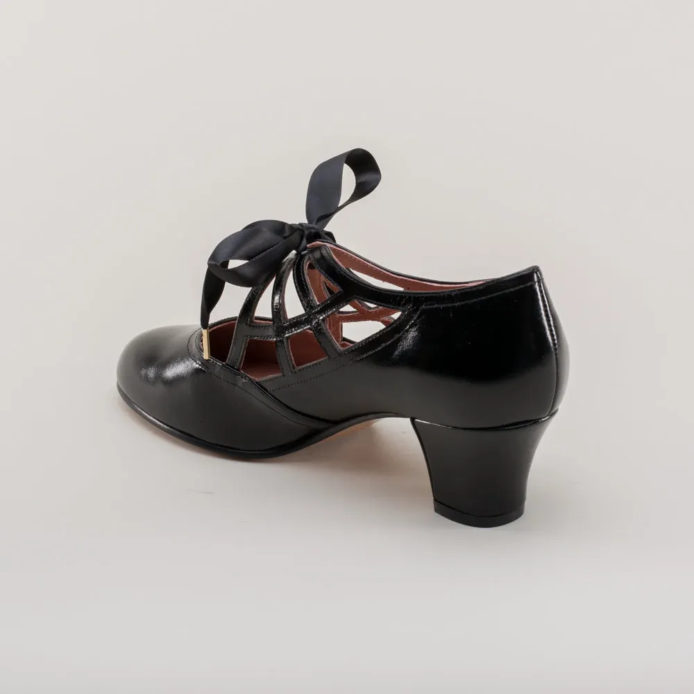 Parker Vintage Spiderweb Pumps (Black)