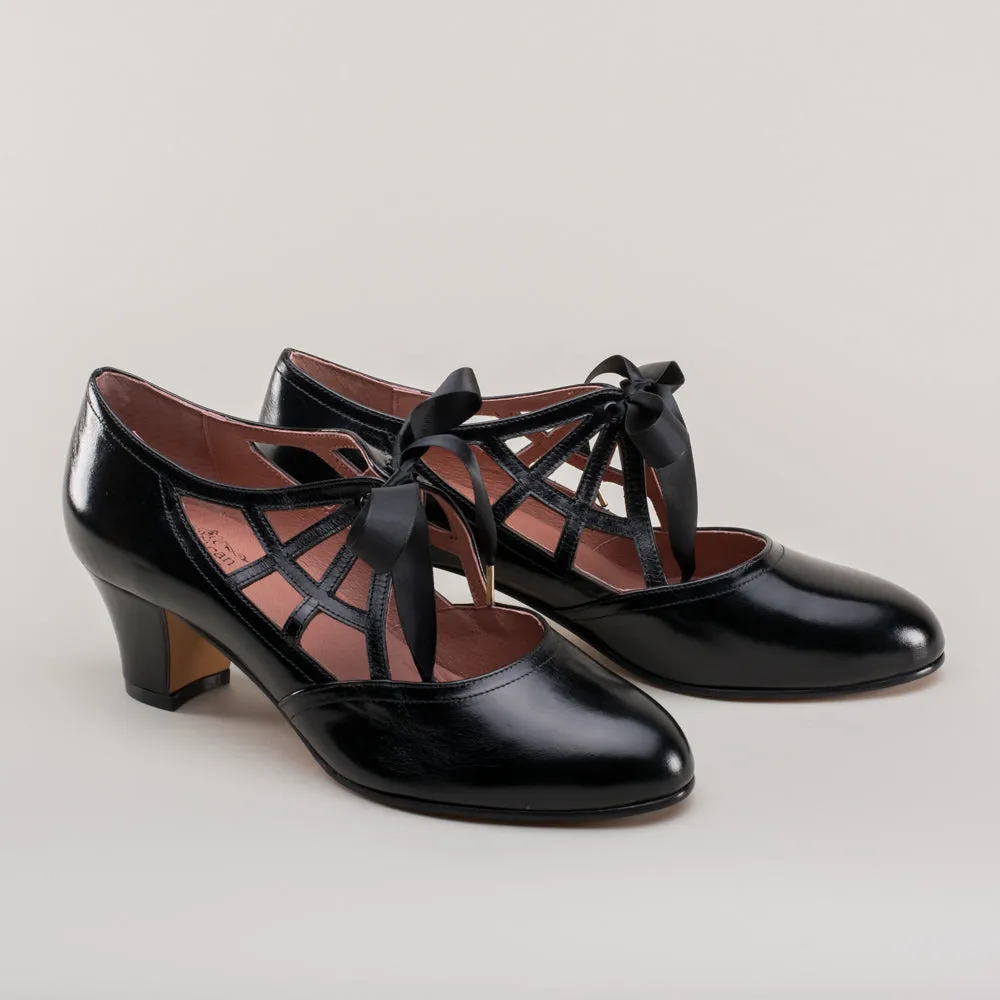 Parker Vintage Spiderweb Pumps (Black)