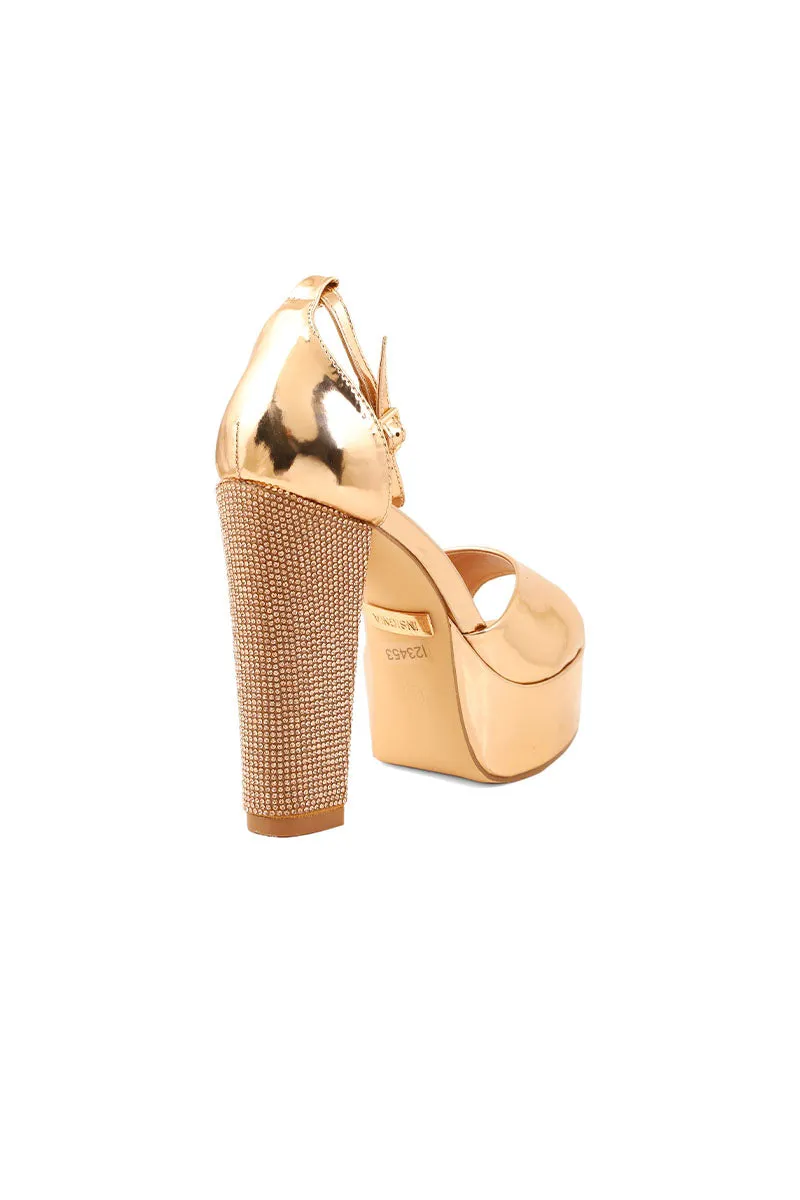 Party Wear Sandal I23453-Peach