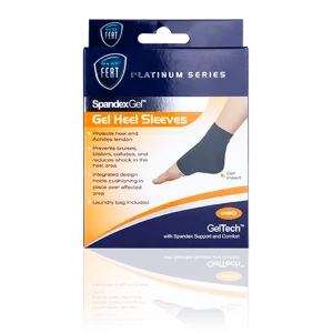 Platinum Series Spandex Gel Heel Sleeve Protects Achillies Tendon