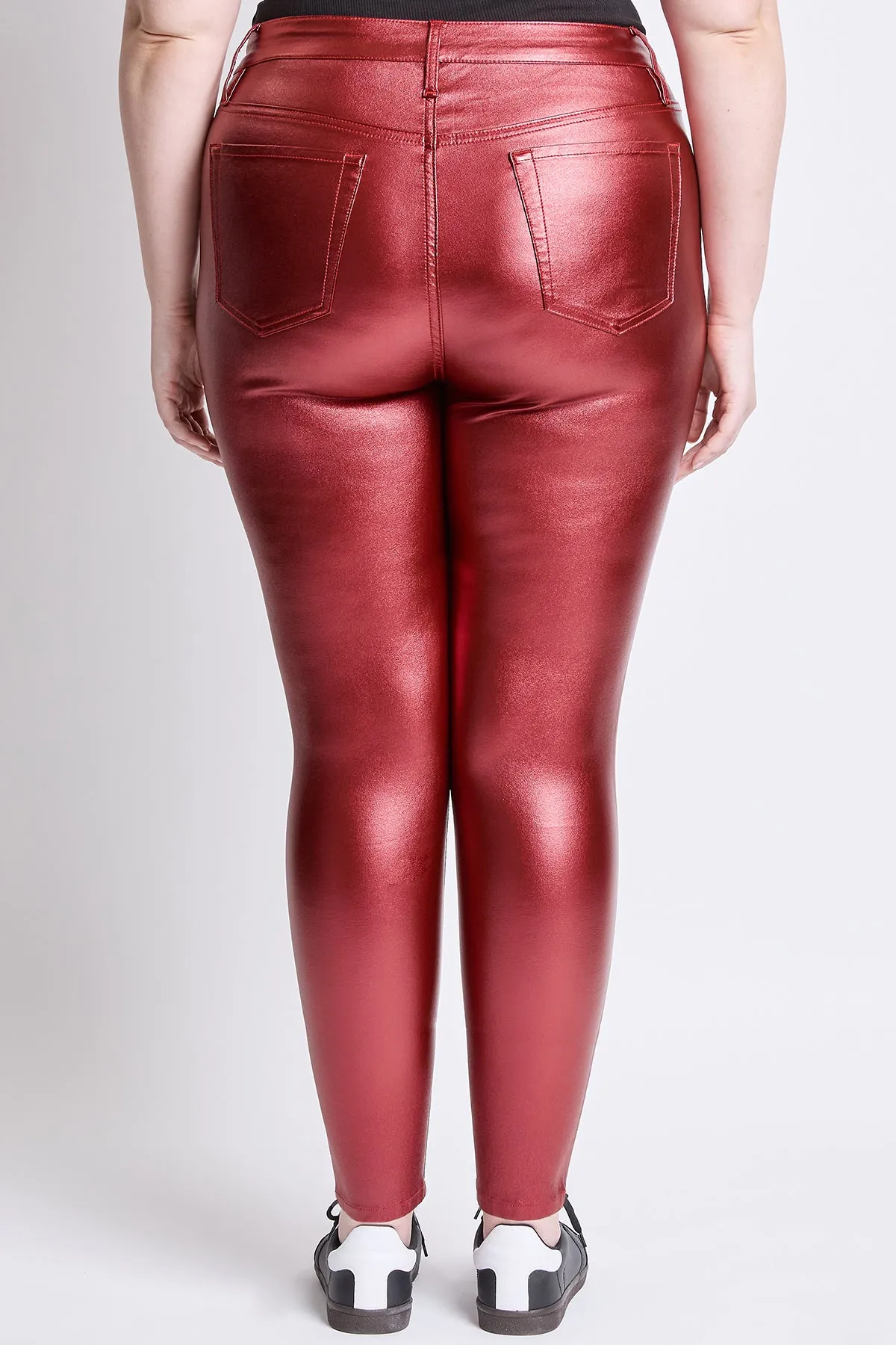 Plus High-Rise Hyperstretch Metallic Skinny, Pack Of 6