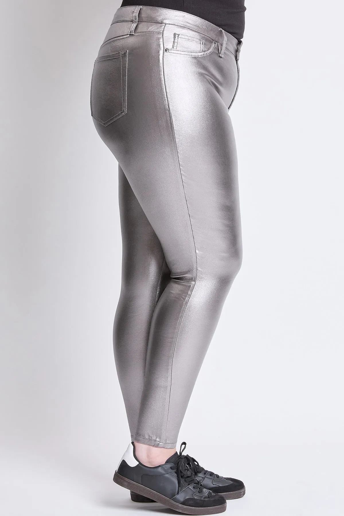 Plus High-Rise Hyperstretch Metallic Skinny, Pack Of 6