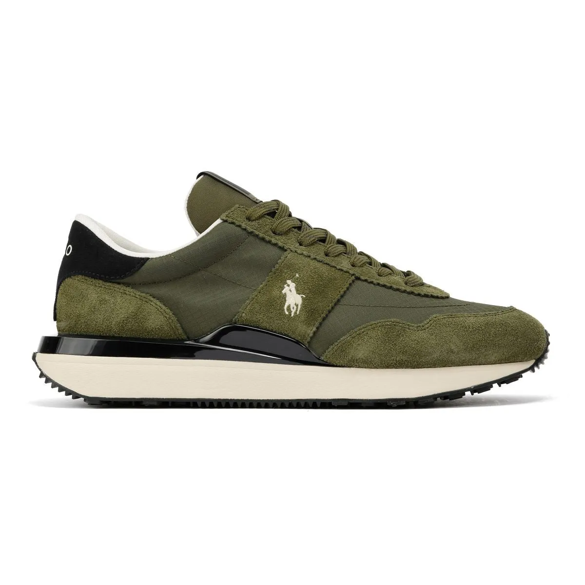 Polo Ralph Lauren Trainer 89 Men's Tonal Olive Trainers