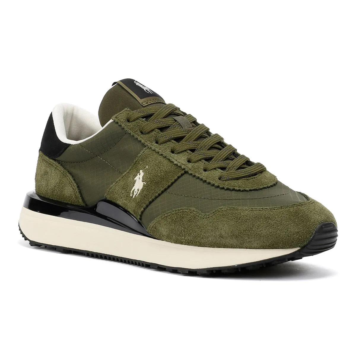 Polo Ralph Lauren Trainer 89 Men's Tonal Olive Trainers