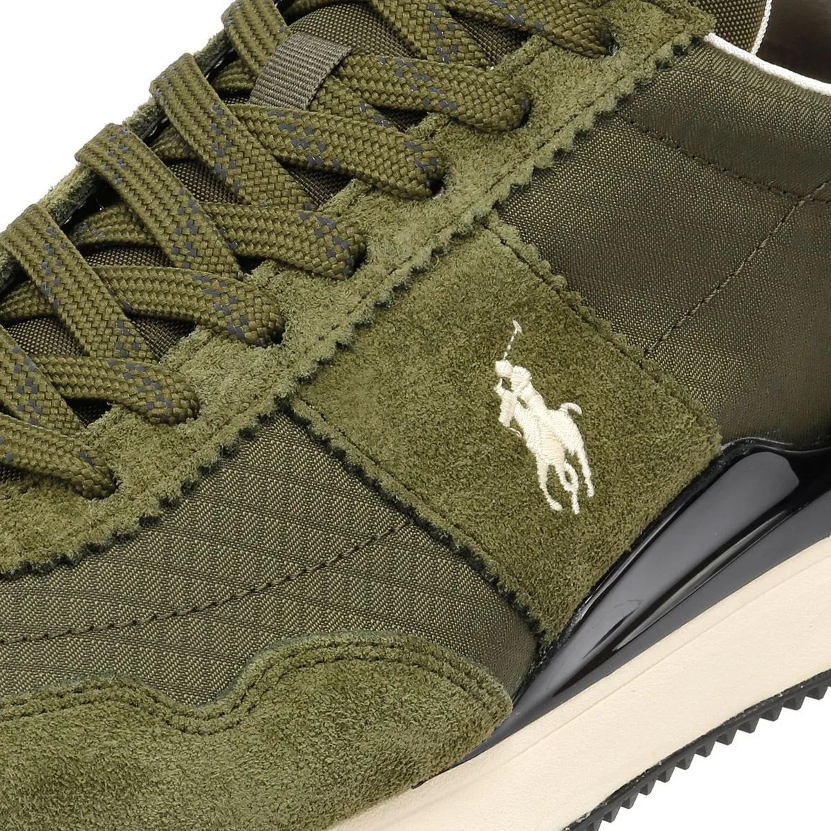 Polo Ralph Lauren Trainer 89 Men's Tonal Olive Trainers