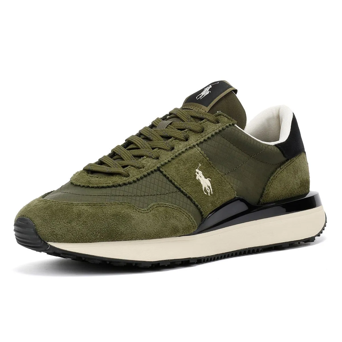 Polo Ralph Lauren Trainer 89 Men's Tonal Olive Trainers