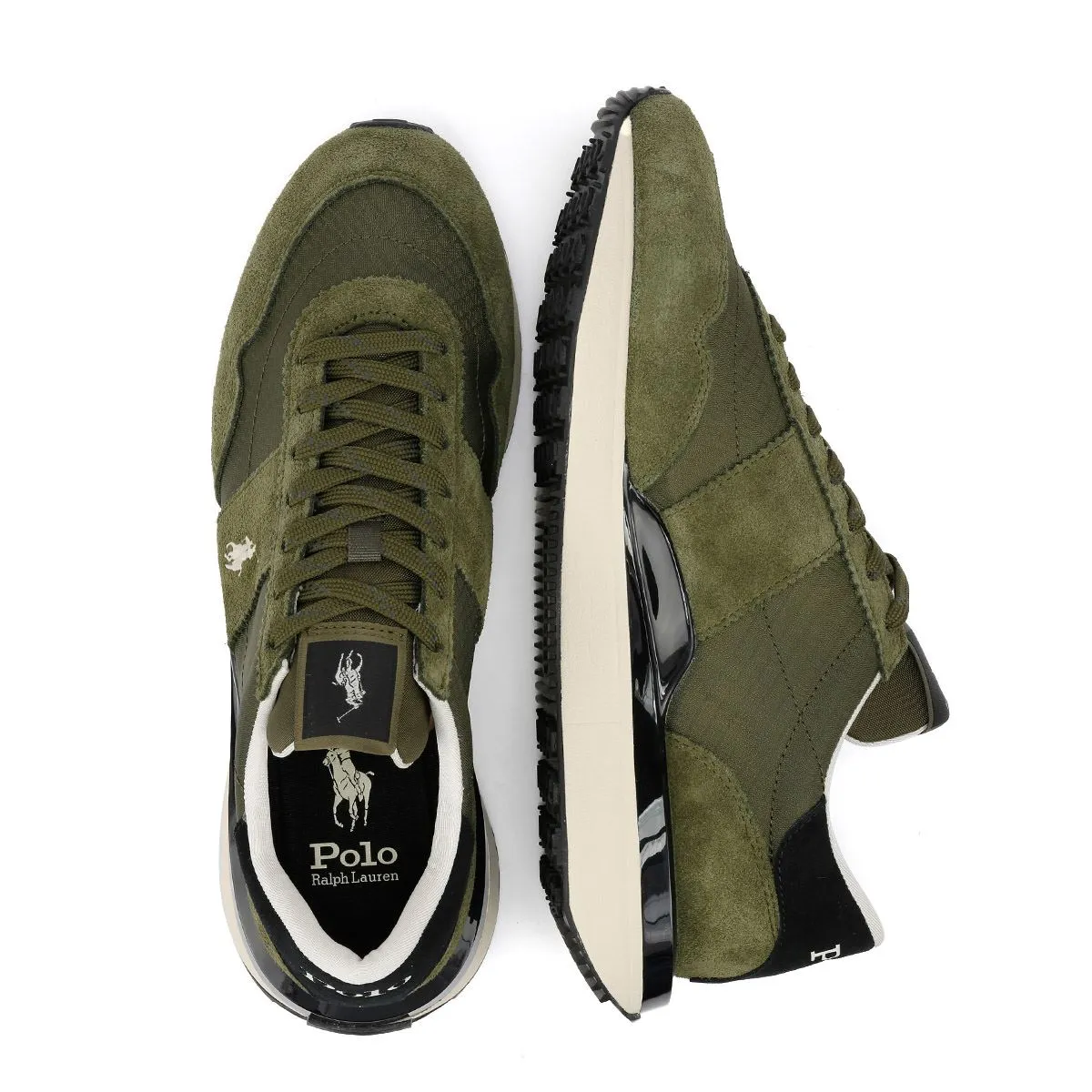 Polo Ralph Lauren Trainer 89 Men's Tonal Olive Trainers