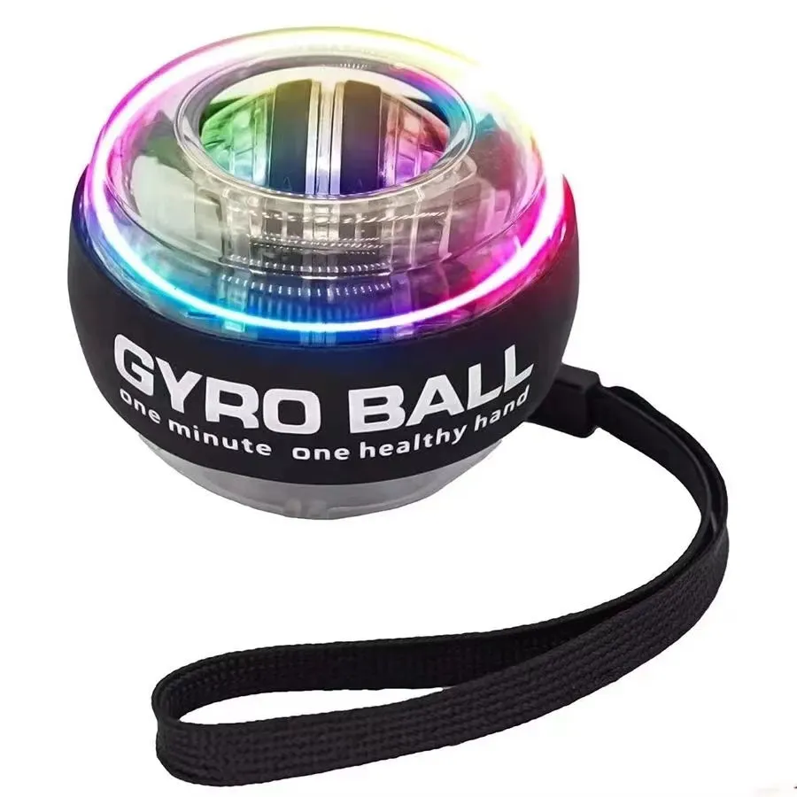 Premium Gyro Ball Wrist Trainer – Gyroscopic Power for Forearm Strength, Muscle Relaxation & Grip Training, Portable Push-Up Board with Handles, Fitness Roller for Home & Gym Workouts