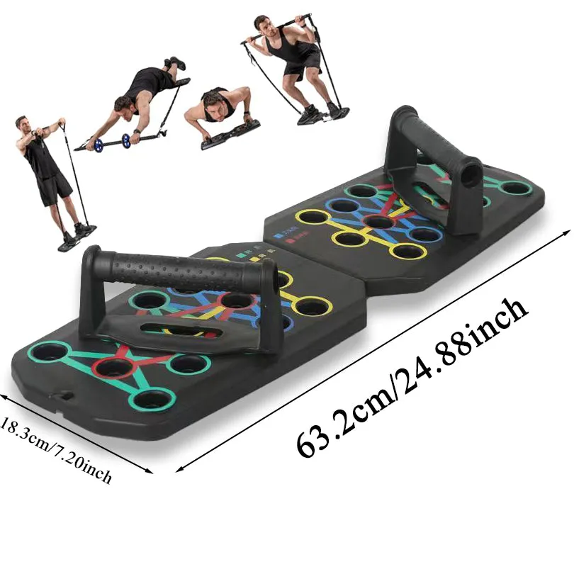 Premium Gyro Ball Wrist Trainer – Gyroscopic Power for Forearm Strength, Muscle Relaxation & Grip Training, Portable Push-Up Board with Handles, Fitness Roller for Home & Gym Workouts