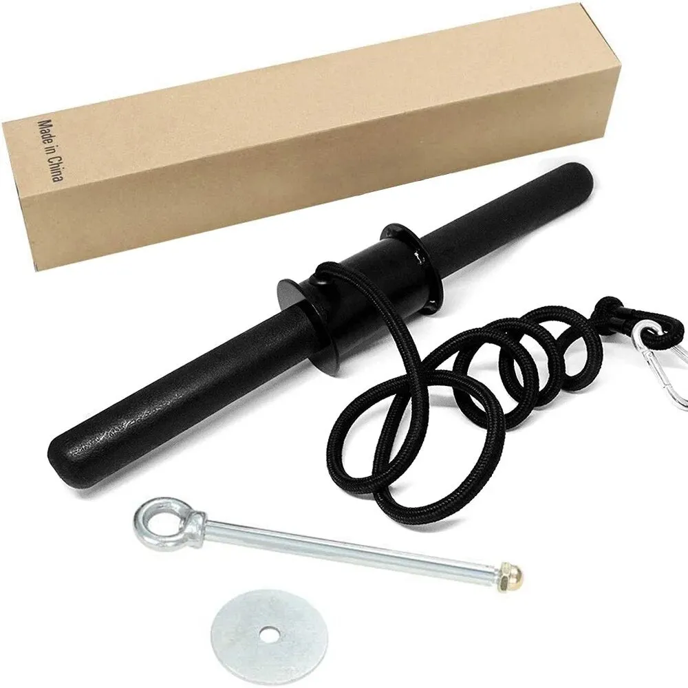 Premium Wrist & Forearm Blaster - Adjustable Arm Strength Trainer for Grip, Muscle Building & Rehabilitation - Durable Steel Pipe Handle & Nylon Strap for Home Gym Workouts
