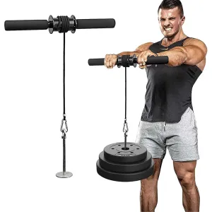 Premium Wrist & Forearm Blaster - Adjustable Arm Strength Trainer for Grip, Muscle Building & Rehabilitation - Durable Steel Pipe Handle & Nylon Strap for Home Gym Workouts