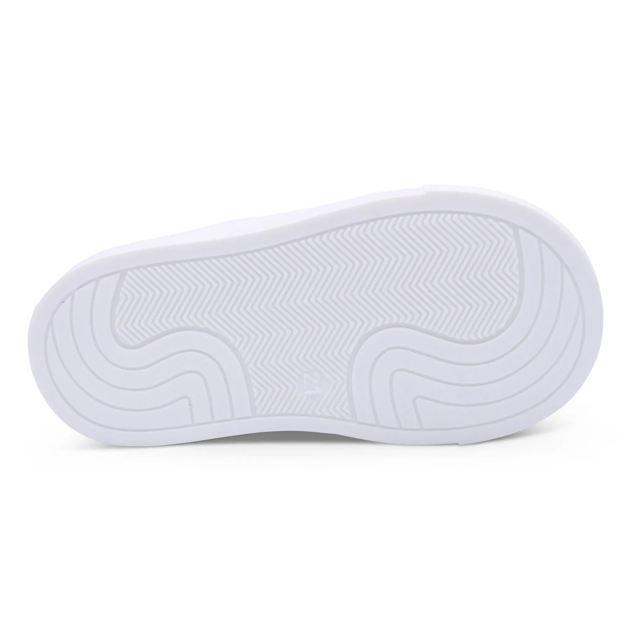 'Santiago' Boys Pale Blue Leather Trainers