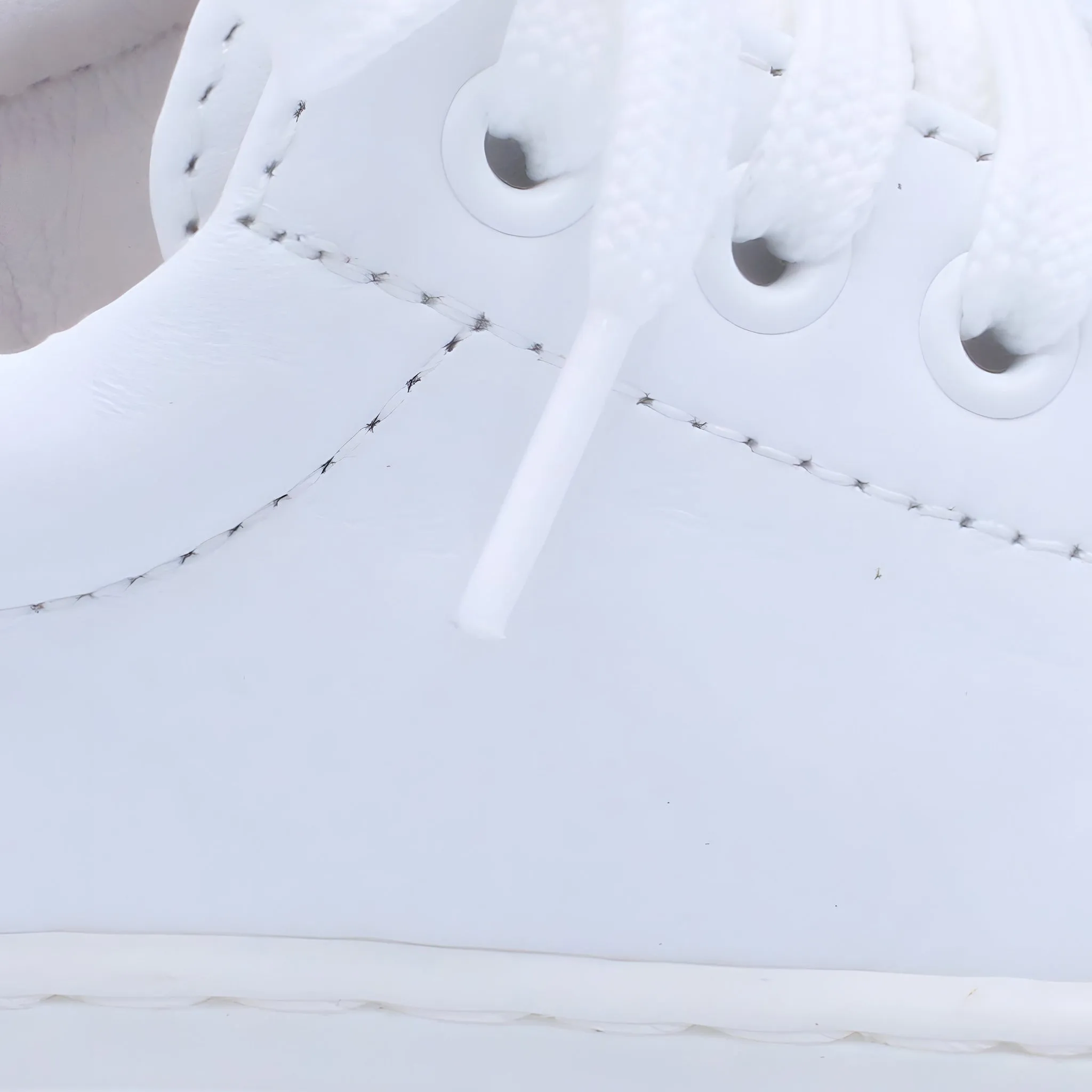 'Santiago' Boys White Leather Trainers