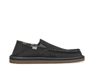 Sanuk Vagabond St Hemp Sandal - Black
