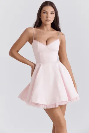 Satin Mini Dress | Sweetheart Neckline | Flirty & Elegant