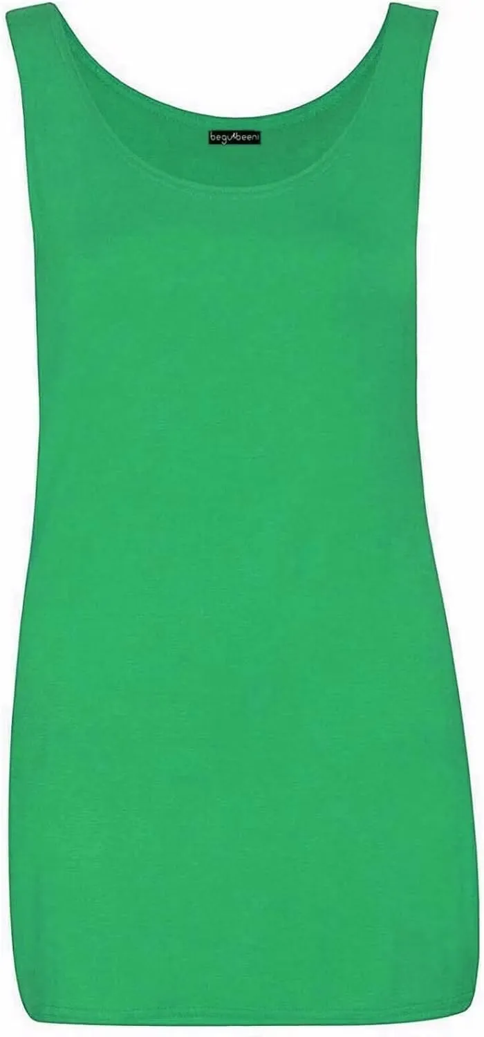 Scoop Neck Sleeveless Vest Top