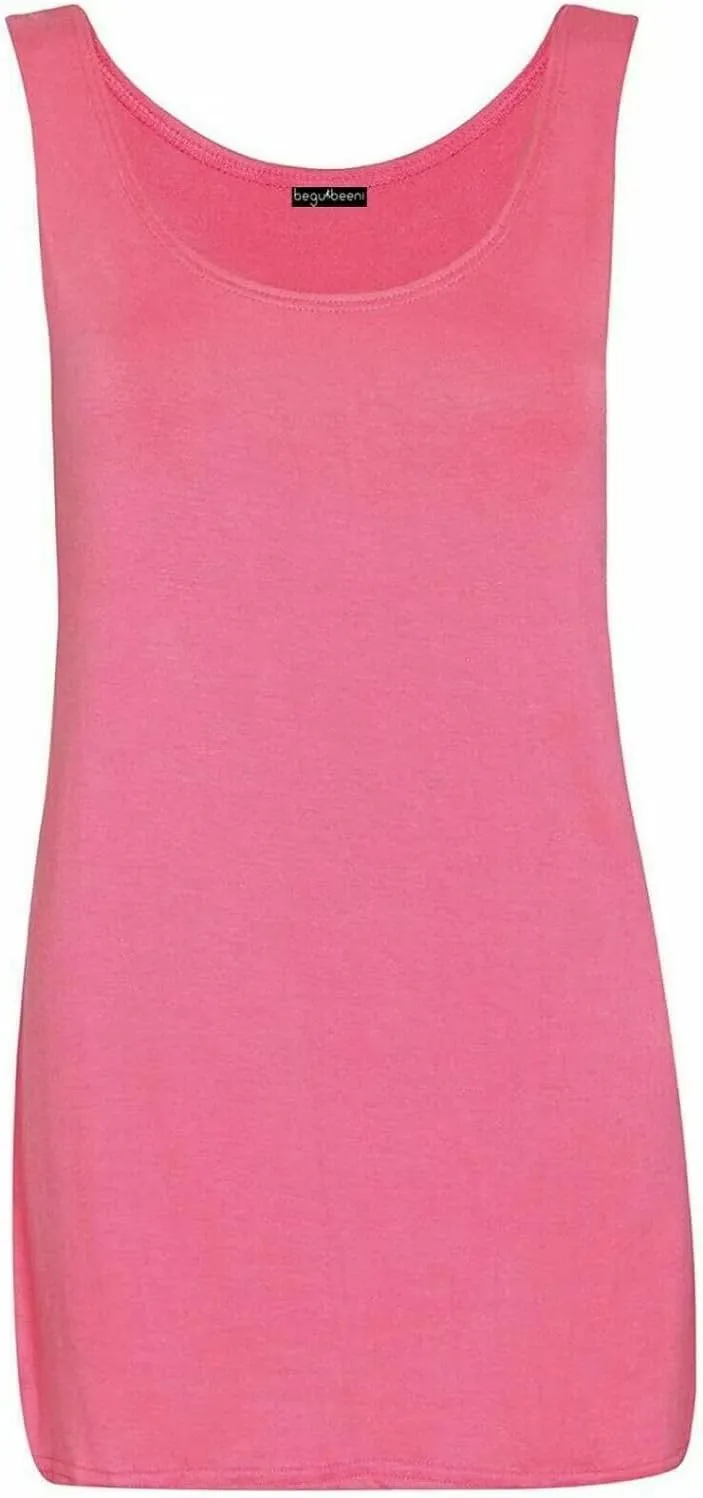Scoop Neck Sleeveless Vest Top