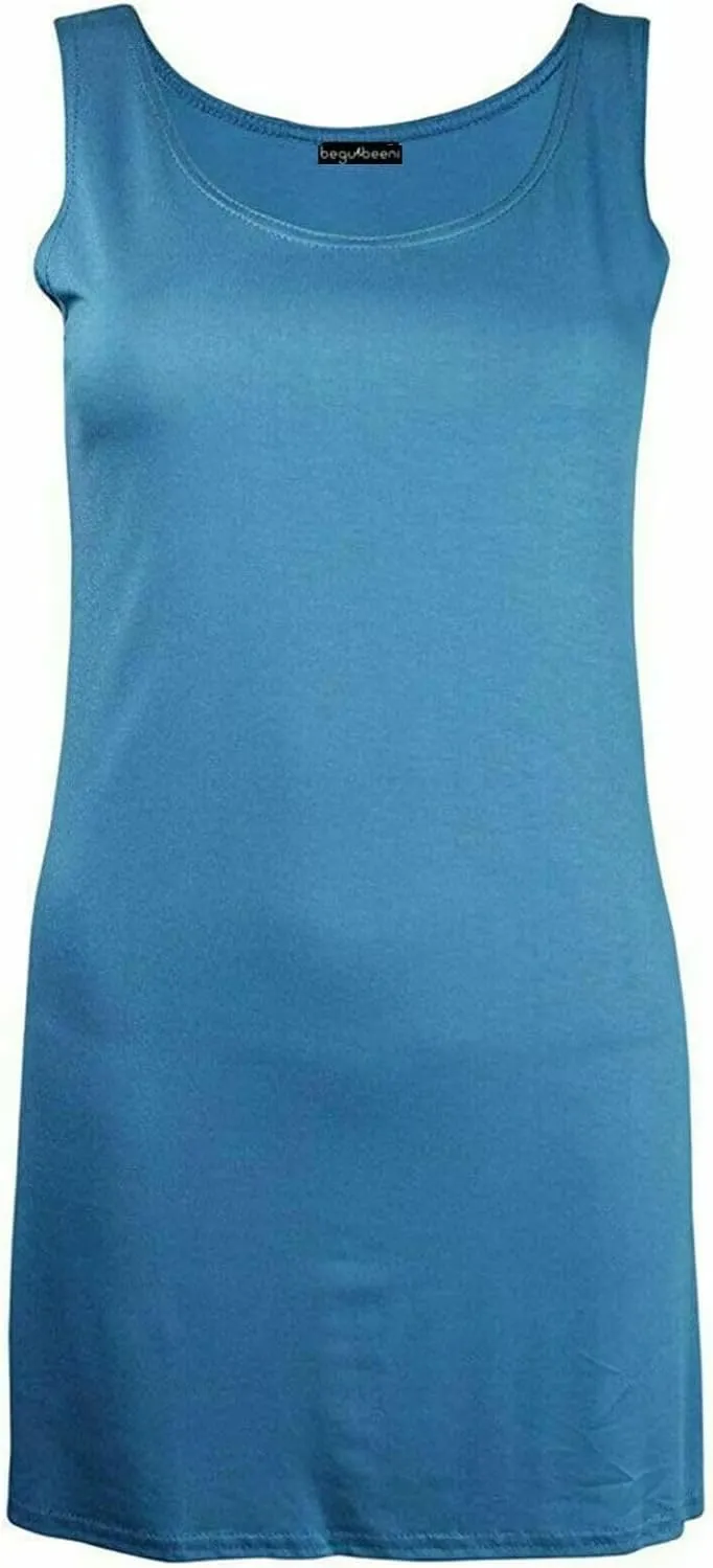 Scoop Neck Sleeveless Vest Top
