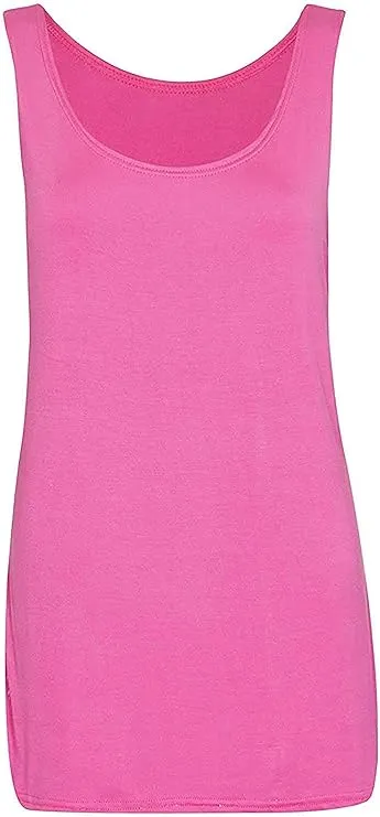 Scoop Neck Sleeveless Vest Top