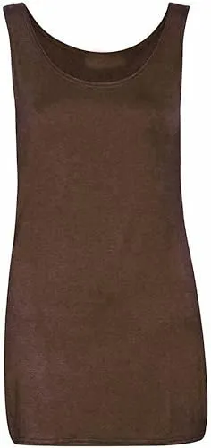 Scoop Neck Sleeveless Vest Top