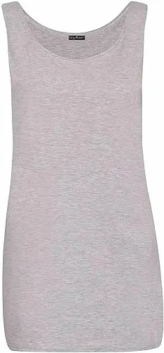 Scoop Neck Sleeveless Vest Top