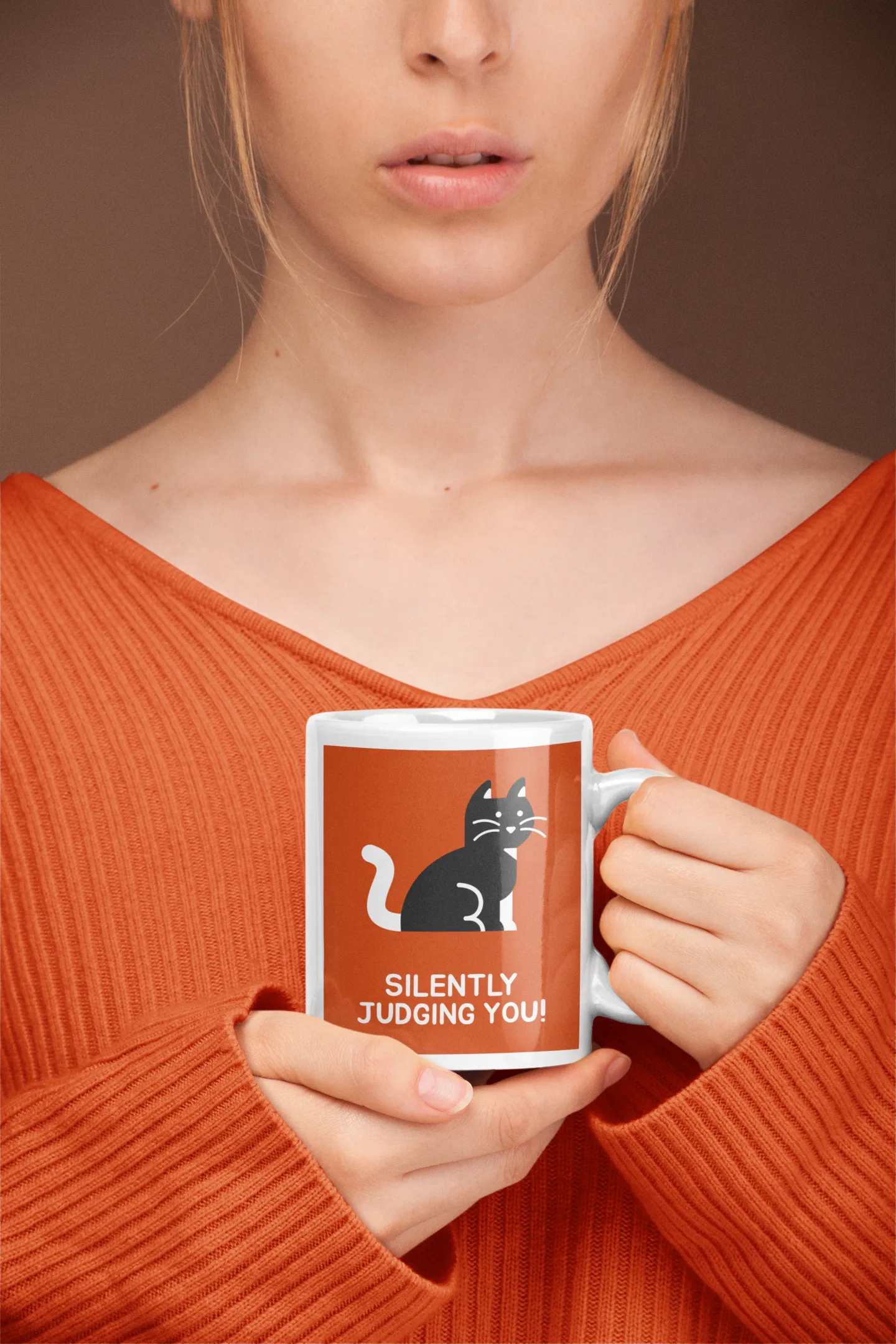 SILENTLY JUDGING YOU Mug