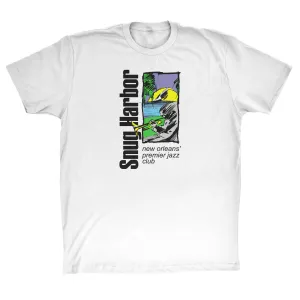 Snug Harbor Sunset White T-Shirt