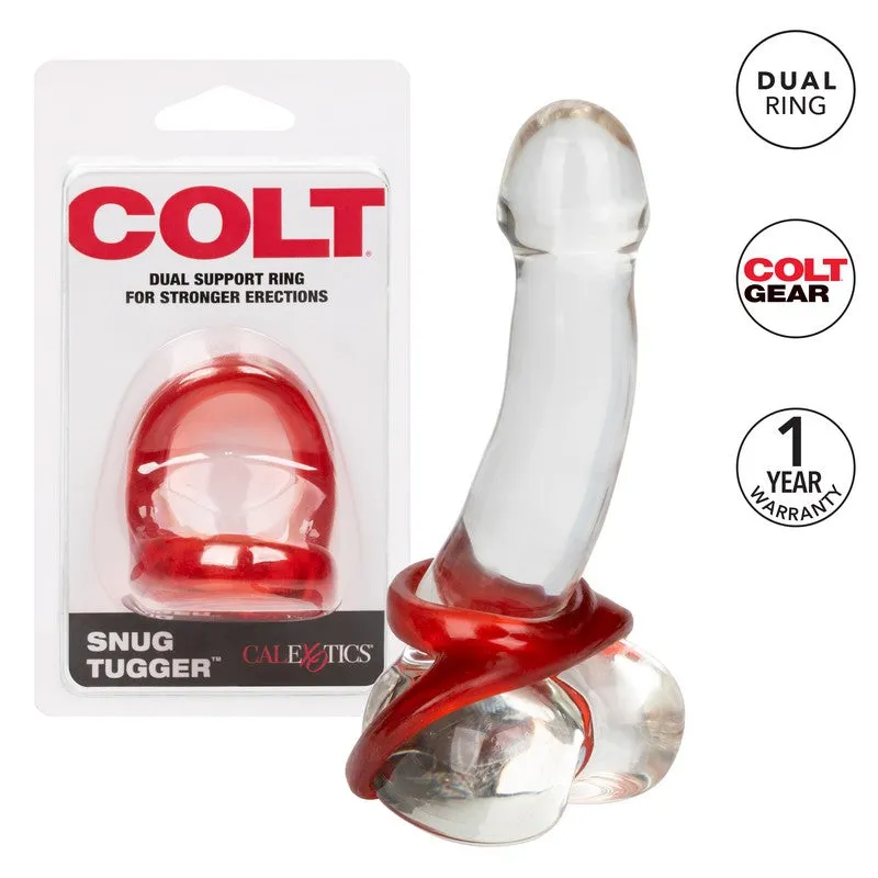 Snug Tugger Dual Support Cock Ring ~ Colt Calexotics