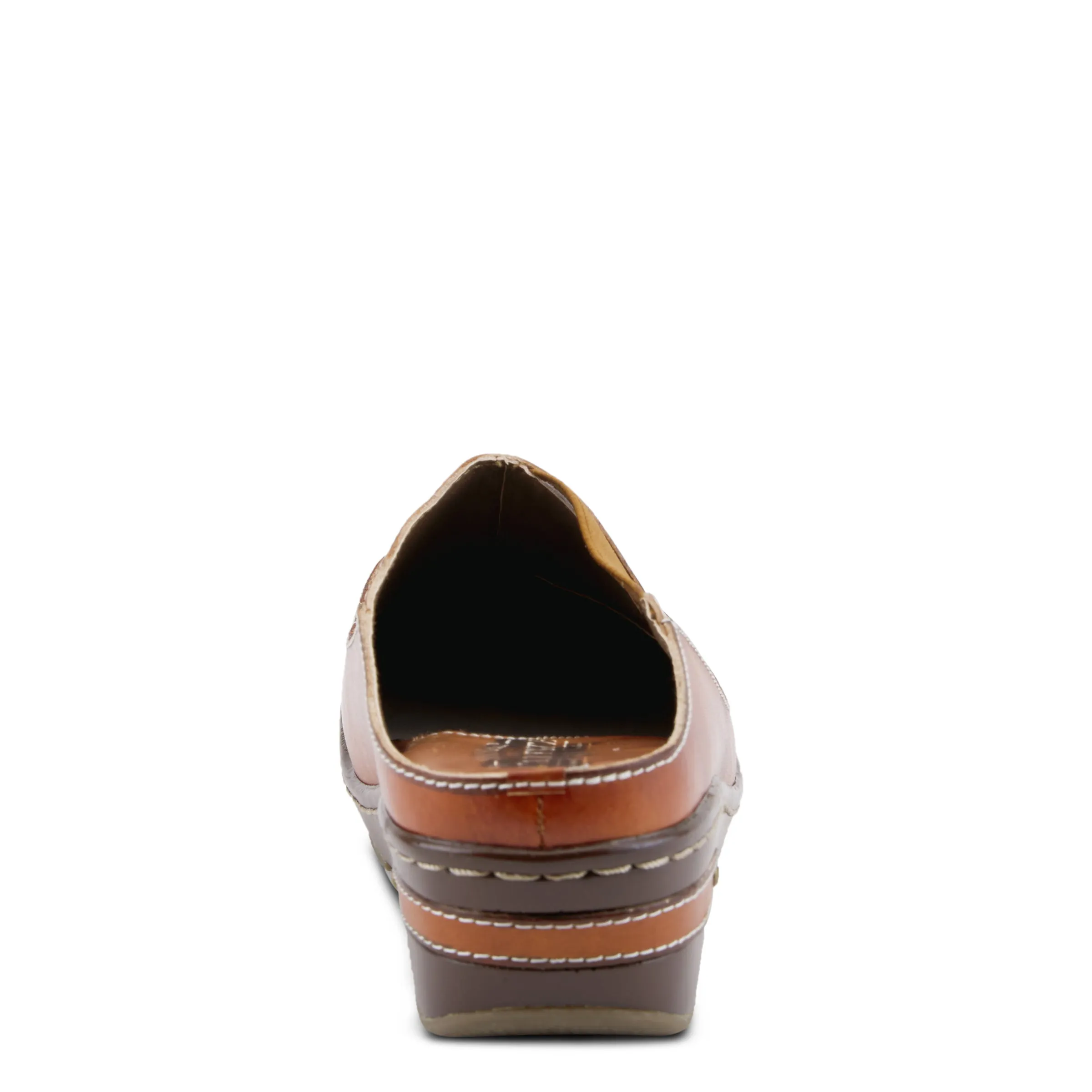 Spring Step Shoes  L'Artiste Chino Clogs Women’s Hand Painted Leather 2" Heel