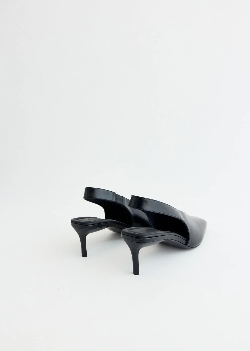 Square Toe Sling Back Heel