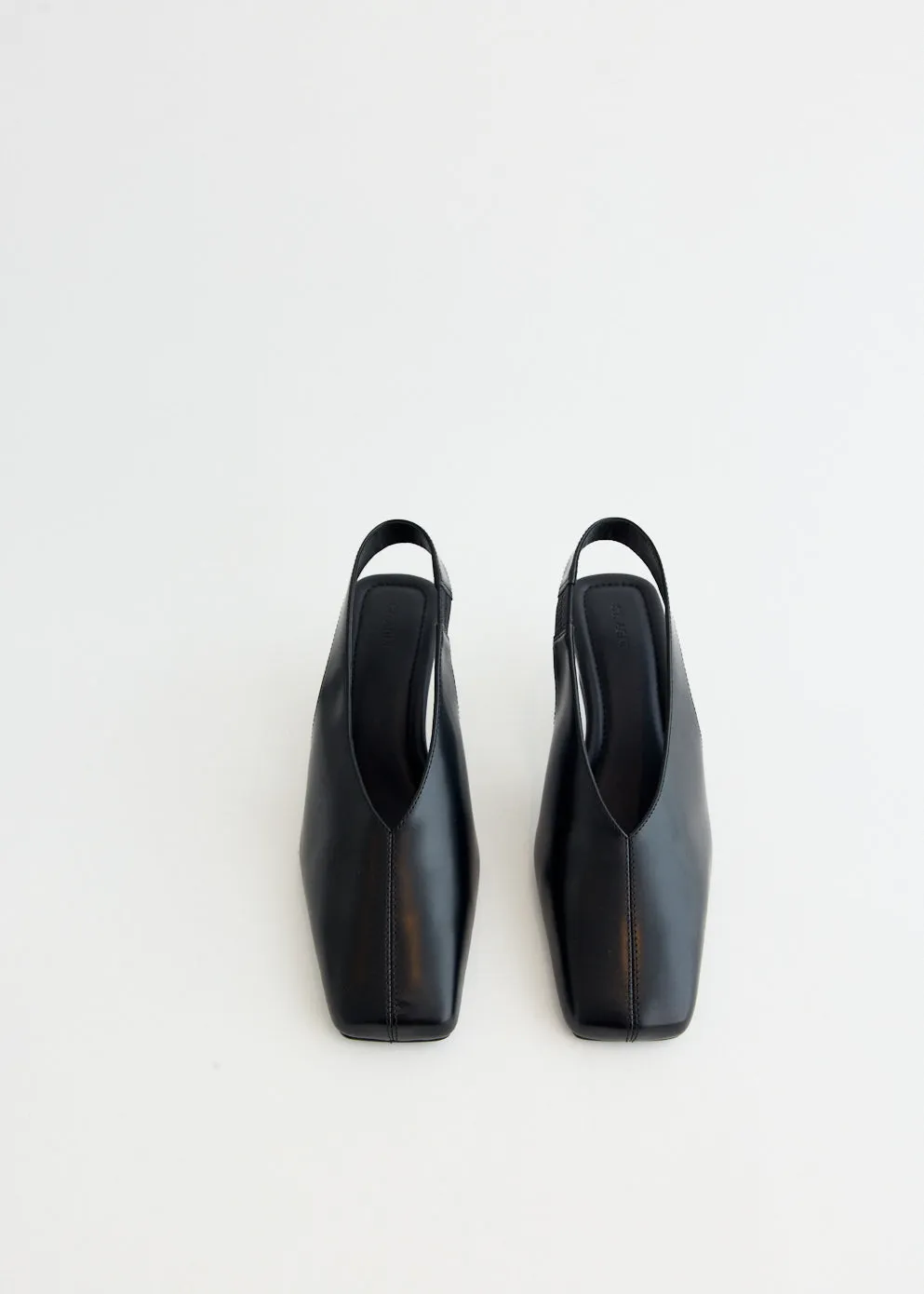 Square Toe Sling Back Heel