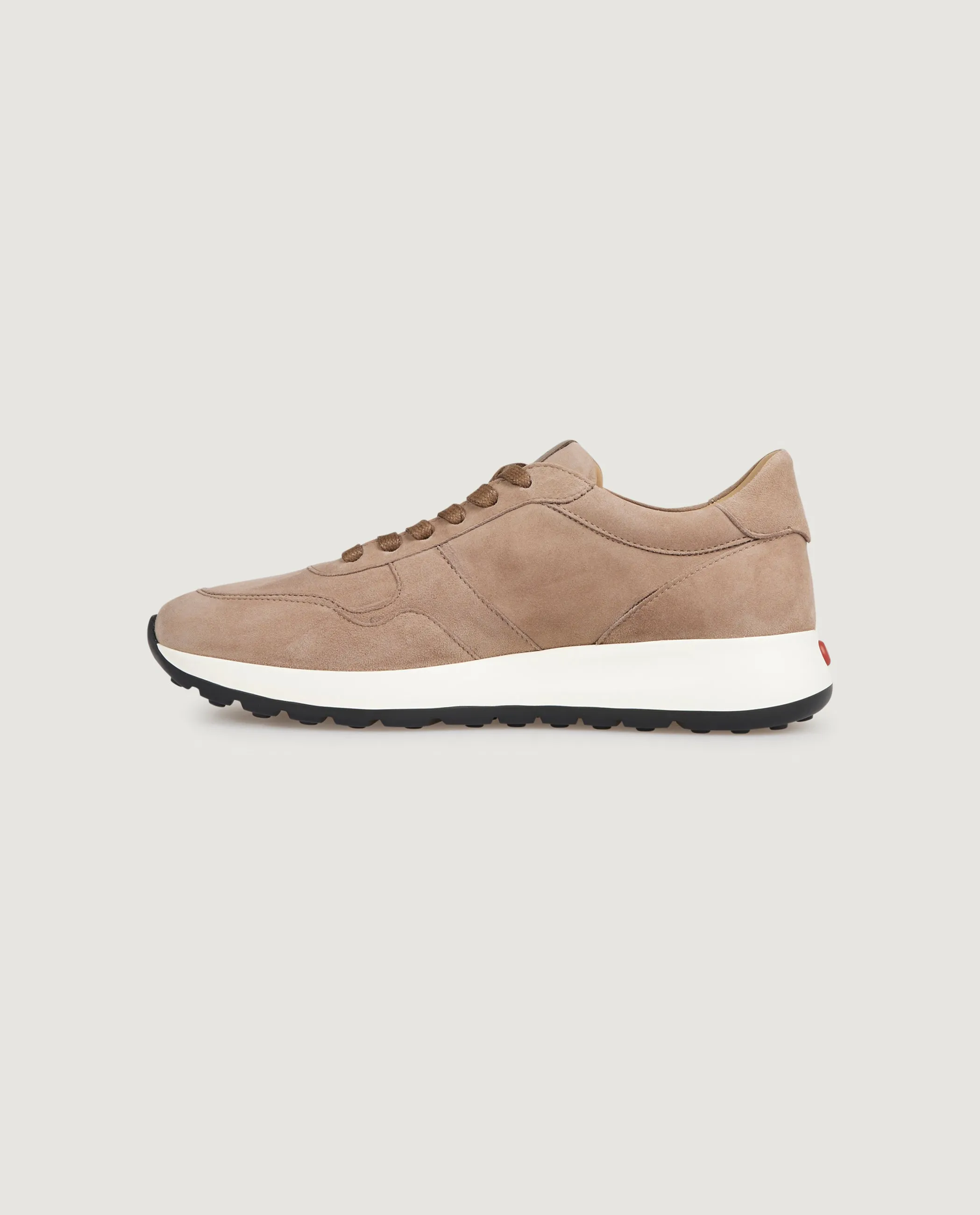 Suede Sneakers - Lichtbruin
