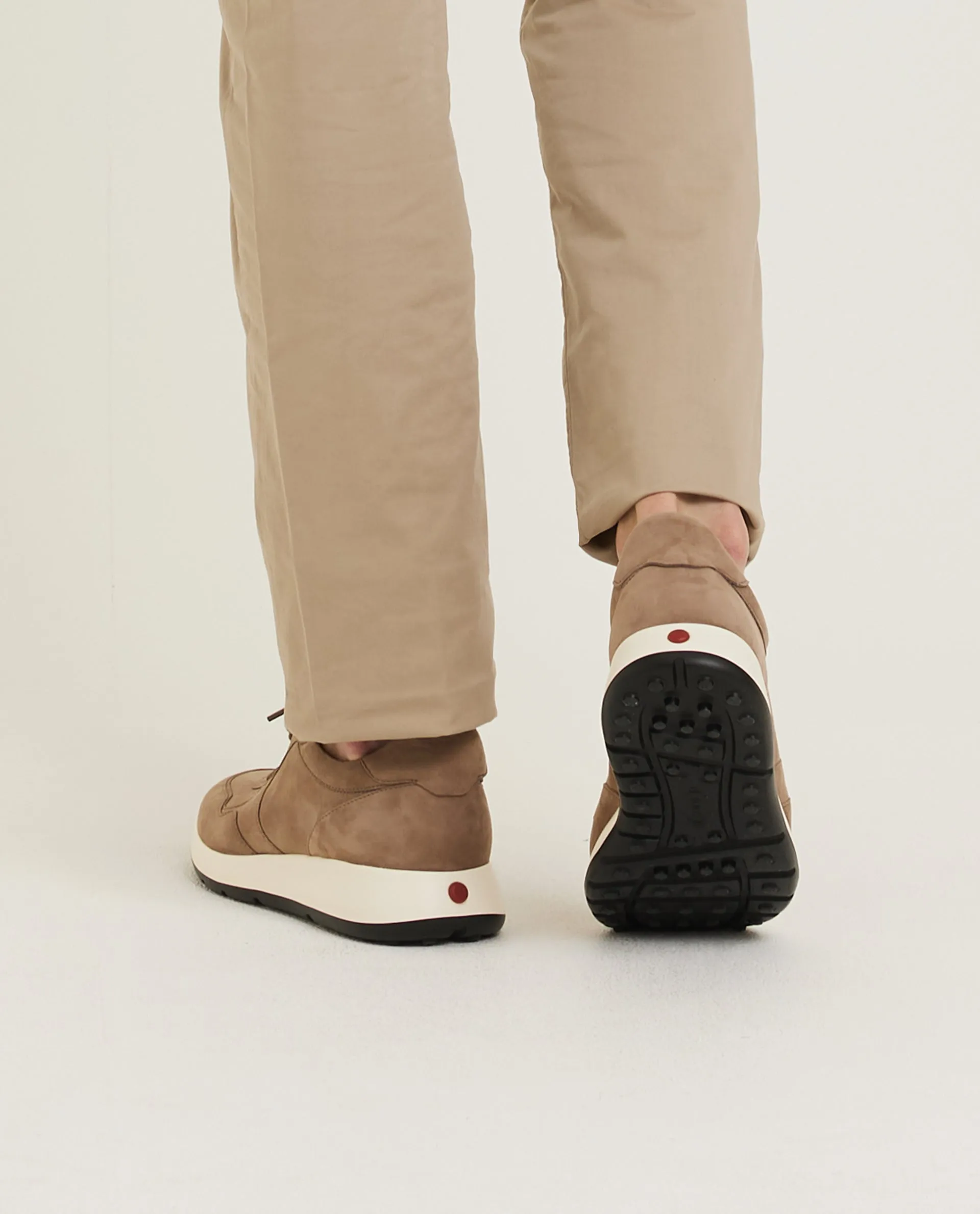 Suede Sneakers - Lichtbruin