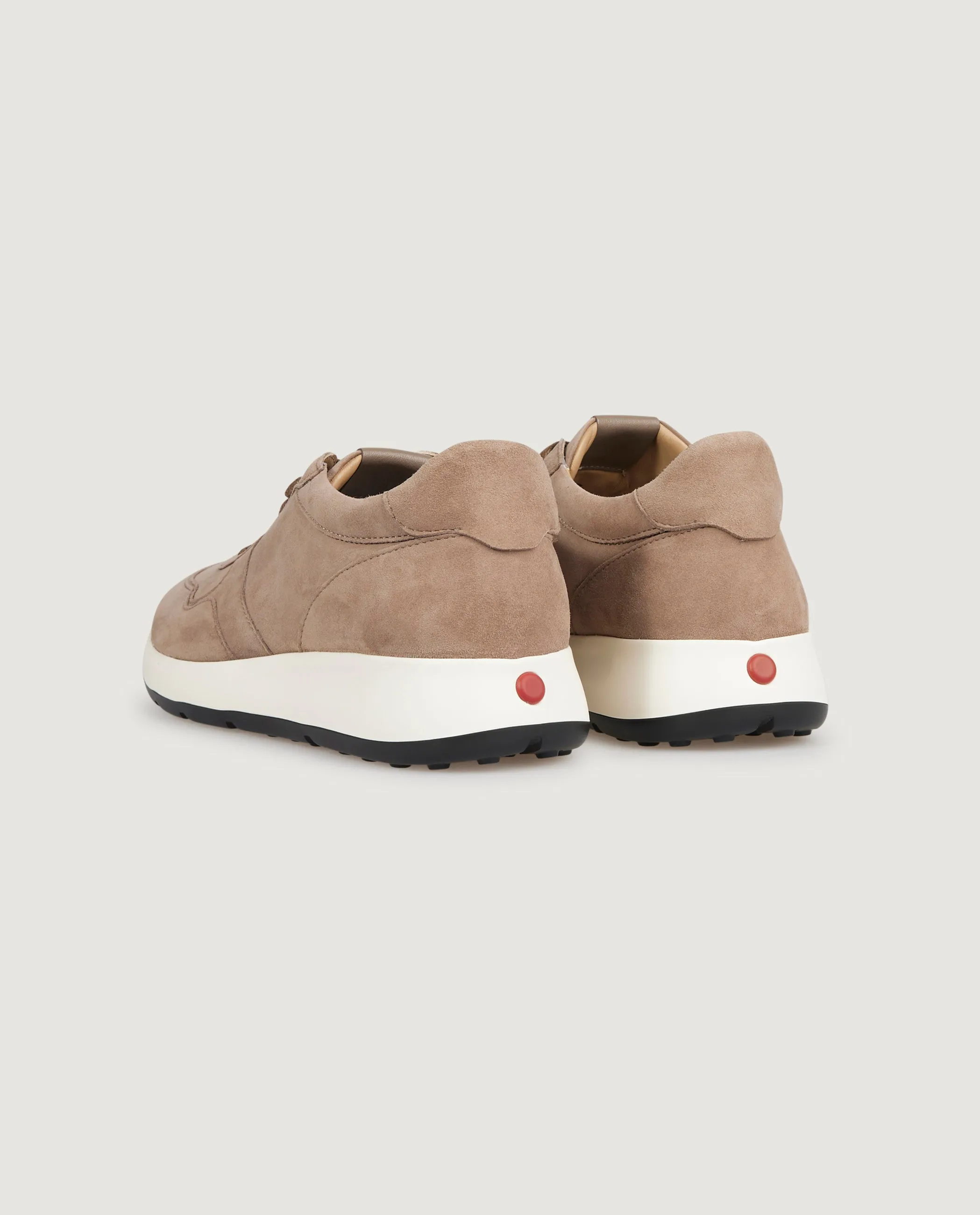 Suede Sneakers - Lichtbruin
