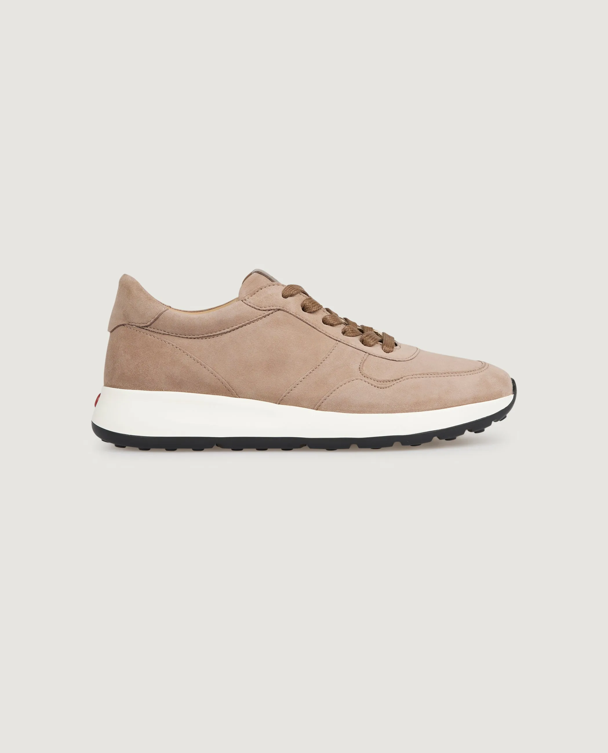 Suede Sneakers - Lichtbruin