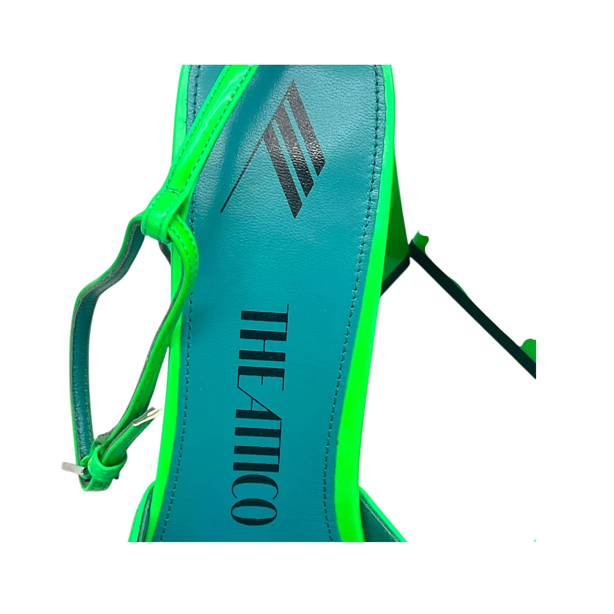 The Attico Neon Leather Sandals EU 39